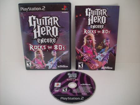 Guitar Hero Encore: Rocks the 80s - PS2 Game